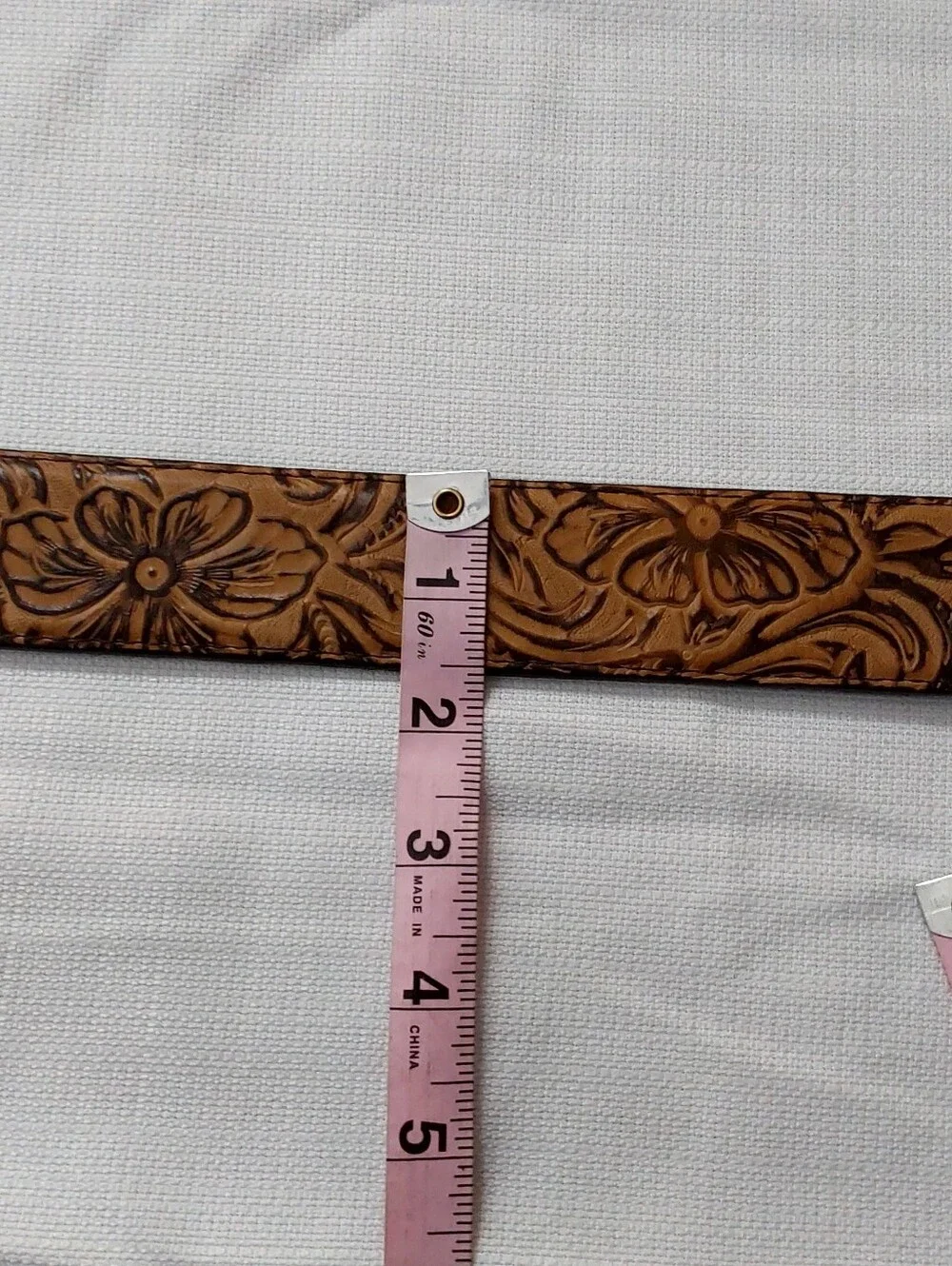Shyanne Floral Embossed Western Belt